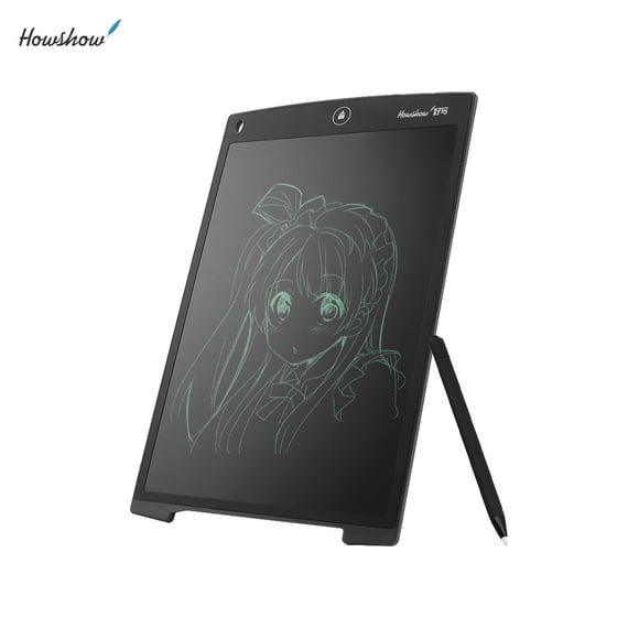 HowShow 12inch LCD Digital Writing Tablet Portable Graphic Board Black
