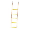 thumbnail image 1 of S SERENABLE Marine Rope Ladder Stable Non Slip Steps for Kayaking Pontoon Boats Sailboat 5 Steps 135x35cm, 1 of 9