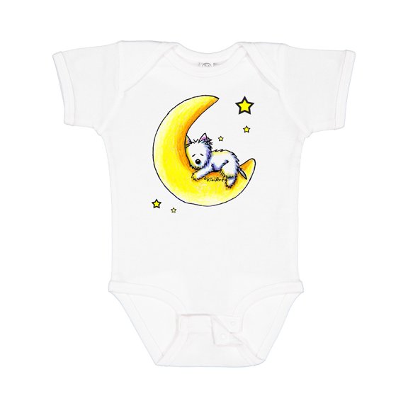 Inktastic Lunar Love Westie Boys or Girls Baby Bodysuit