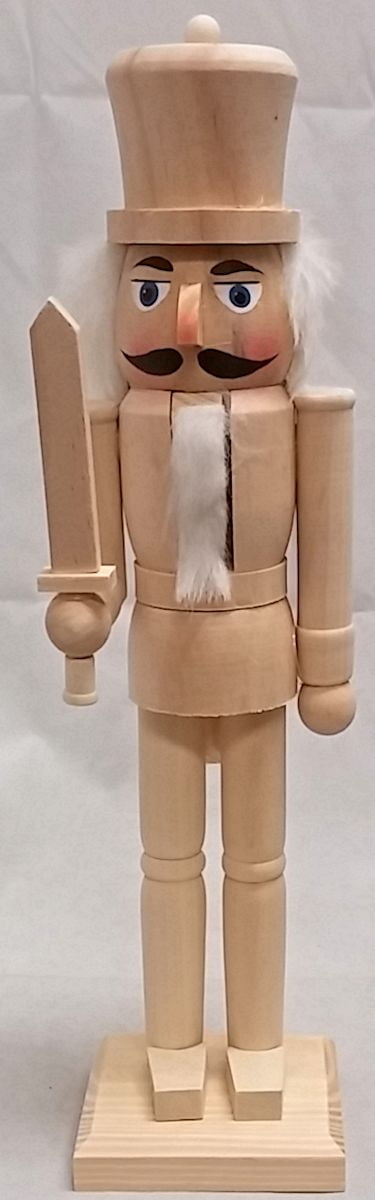 unpainted nutcracker soldier