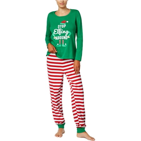 

MERSARIPHY Family Matching Christmas Striped Long Sleeve Pajamas Sets