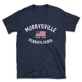thumbnail image 1 of Murrysville Pennsylvania Patriot Men's Cotton T-Shirt, 1 of 1