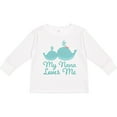 thumbnail image 3 of Inktastic My Nana Loves Me gift Boys or Girls Long Sleeve Toddler T-Shirt, 3 of 5