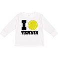 thumbnail image 3 of Inktastic Tennis Boys or Girls Long Sleeve Toddler T-Shirt, 3 of 5