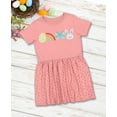thumbnail image 4 of Tstars Easter Eggs Dress for Toddler Girls Infant Toddler Fine Jersey Dress 18M Mauvelous Spot, 4 of 5
