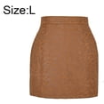 thumbnail image 2 of Minifalda corta ajustada con cremallera en la espalda y cintura alta con estampado de leopardo para mujer Zhivalor BST2002688-3, 2 of 7