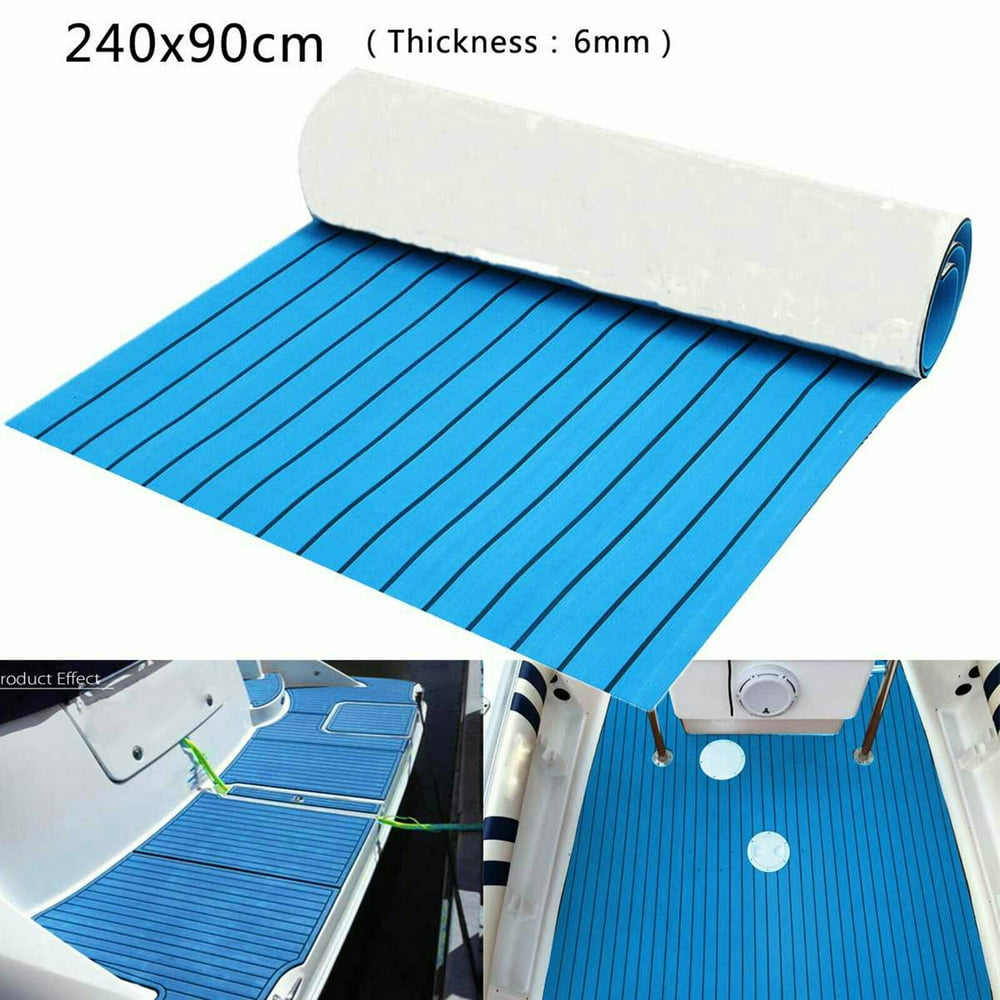 Eva Foam Boat Decking EVA Foam Boat Decking Sheet 35.4" X94.5", Anti-Slip and Self-Adhesive
