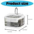 thumbnail image 5 of Cats Water Dispenser With Filtration Stainless Steel Bowl Low Noise Pump Water Fountain For Automatic Water Circulations, 5 of 12