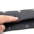 thumbnail image 3 of HONMEET Black PU Detachable Headband Cushion Pad Replacement with Buttons for Comfortable Fit, 3 of 8