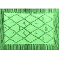 thumbnail image 1 of Ahgly Company Indoor Rectangle Solid Emerald Green Modern Area Rugs, 3' x 5', 1 of 4