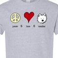 thumbnail image 4 of Inktastic Peace Love Westies T-Shirt, 4 of 5