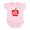 Petal Pink, variant on CafePress - Big Apple Green NYC Infant Bodysuit - Baby Light Bodysuit, Size Newborn - 24 Months