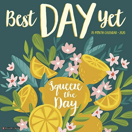Willow Creek Press 2020 Best Day Yet Wall (Best Personalized Calendar Sites)