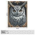 thumbnail image 4 of Orinice Owl Blanket for Women Kids Adults,   Owl Blankets Gifts, Tarot Cards Owl Throw Blanket for Sofa Couch Bed Living Room Soft Warm Cozy Owl Decor   50x60in, 4 of 6