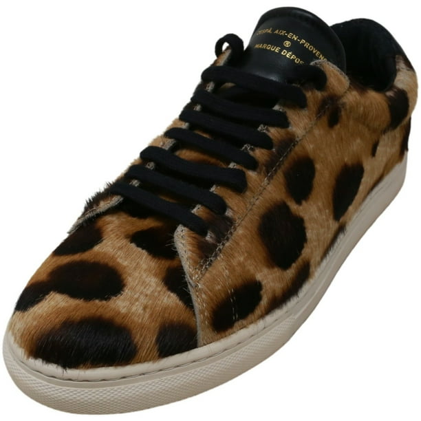 Zespa Women s Zsp4 Pony Spotted Ankle High Leather Sneaker 8M