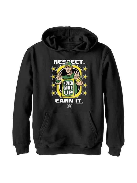 Boys WWE John Cena Respect Earn It Lightweight Hoodie