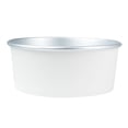 thumbnail image 5 of Foil Lux 25 oz White Paper Take Out Container - with Foil Interior - 6" x 6" x 2 1/4" - 200 count box, 5 of 11