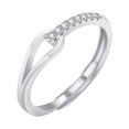 thumbnail image 1 of Anillo Estilo Hueco para Mujer Joyeria Brillante Anillo Abierto de Moda Anillo de Promesa de Moda, 1 of 5