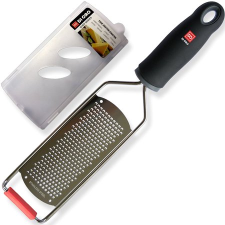 di oro best pro grade fine zester grater tool easily shreds and grates