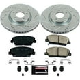 thumbnail image 3 of PowerStop Front Z23 Evolution Sport Carbon-Fiber Ceramic Brake Pad and Drilled & Slotted Rotor Kit Fits: KIA Select Models K6324, 3 of 10