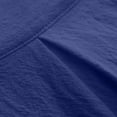 thumbnail image 3 of WRFWUL Mens Flax Linen Henley Shirt Half Sleeve Button Placket Casual Summer Breathable Lightweight Tunic Top, 3 of 7