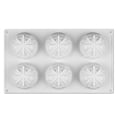 thumbnail image 3 of Molde de silicona antiadherente para tartas, molde flexible para chocolate, galletas, molde para repostería, Fondants, galletas, horneado, cocina, hogar Inevent HA009146-00, 3 of 7