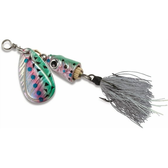 Blue Fox Vibrax Shallow Spinner 1/8 Rainbow Trout