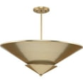 thumbnail image 3 of Progress Lighting Pinellas 4-Light Close-to-Ceiling Softgold Steel Fixture with White Plaster Shade, 3 of 11