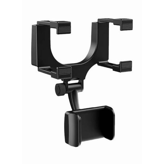 Rearview Mirror Phone Holder for Car Free Rotation Adjustment Phone Mount Stable Gripper Smartphone Navigation Bracket