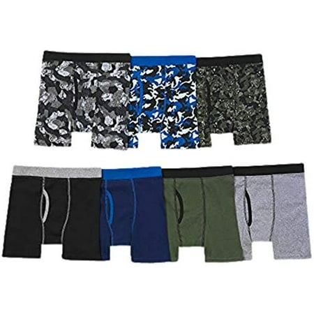 

Boys Boxer Briefs 7pk Value Bonus Pack - Colors Vary - MultiColored (Medium)