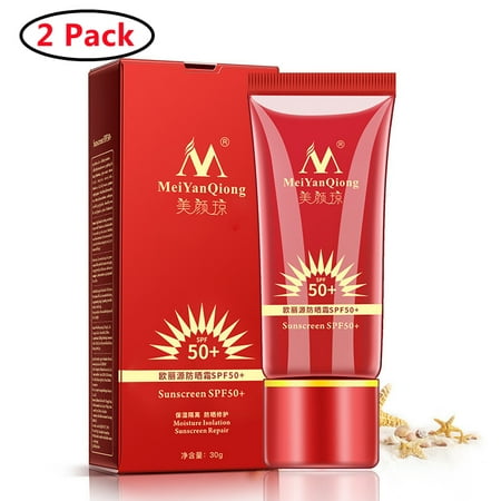 Clear Face Liquid Lotion Sunscreen for Acne-Prone Skin  Broad Spectrum SPF 50 with Helioplex Technology 2 Pack