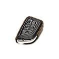 thumbnail image 3 of Vitodeco Genuine Leather Smart Key Fob Case Cover Protector- Compatible with Cadillac CT4, CT5, VISTIQ, OPTIQ, Lyriq (2020 - 2026 Models)- 5-Button, Black, 3 of 5