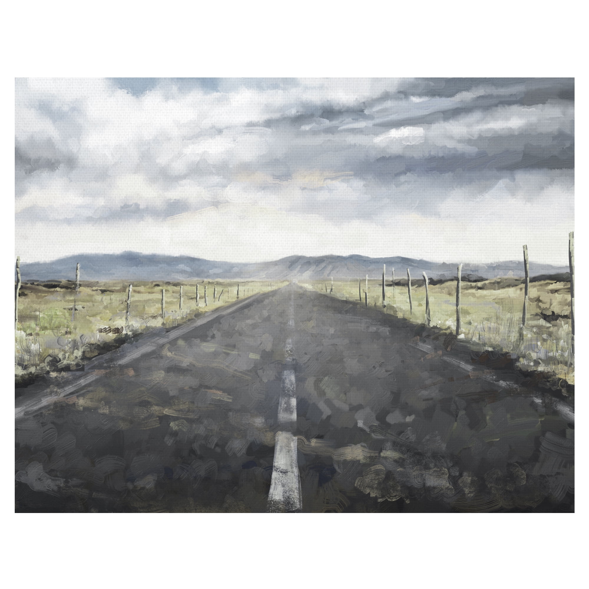 Summer Garden Square by Studio Arts Canvas Art