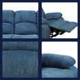 thumbnail image 5 of Ainehome3 Pieces Faux Leather Reclining Configurable Living Room Set, 5 of 5
