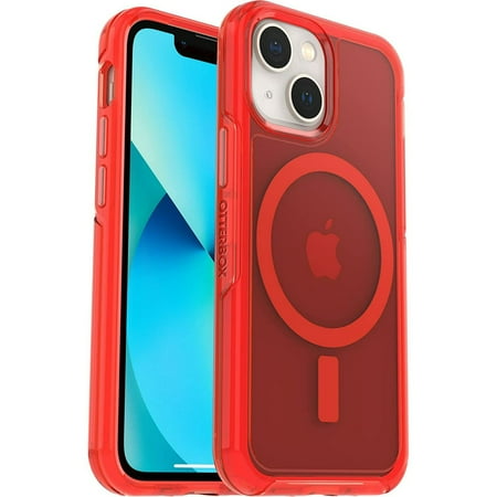 OtterBox Symmetry Series+ Clear Case for iPhone 13 mini w/ MagSafe - In The Red