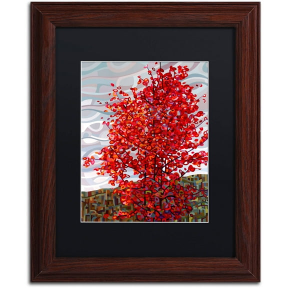 Mandy Budan 'Passing Storm' Black Matted Framed Art