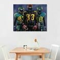 thumbnail image 2 of COMIO  Rugby Wall Art for Teen Boy Room Decor, Graffiti American Football Art Prints Picture for Living Room, Modern Sports Canvas Painting Wall Decor, 2 of 4