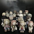 thumbnail image 2 of Figura de acción de zombi caminante de dibujos animados de 8 cm, juguete de PVC para niños, colección de modelos de zombi muerto, 2 of 5