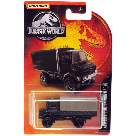 Jurassic World Matchbox Mercedes-Benz Unimog U 5020 Diecast Vehicle (Black)
