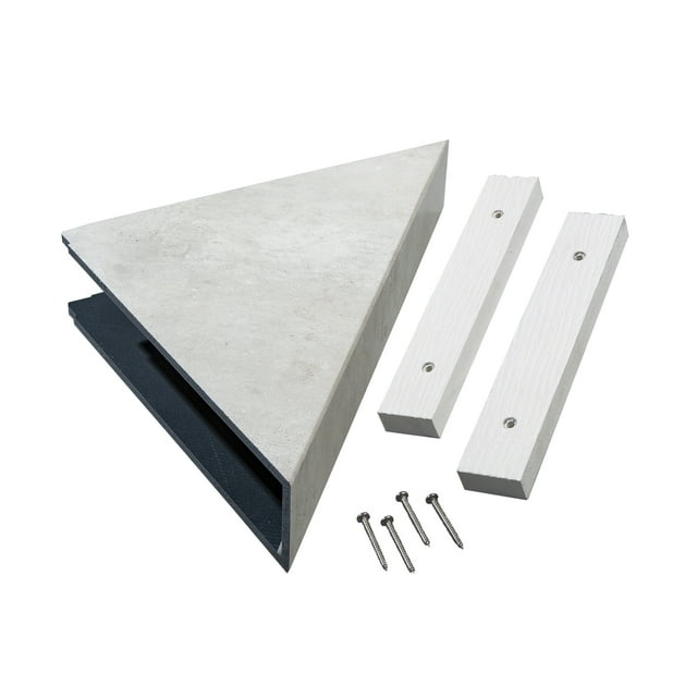 Palisade Étagère d'Angle de Douche Imperméable en Vinyle Mélange Hivernal