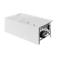 thumbnail image 2 of Avancer 60" x 36" Right-Hand Drain Rectangular Alcove Whirlpool Bathtub with Apron, 2 of 13