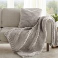 thumbnail image 6 of Comfort Canopy Cozy Chunky Knit Decor Throw Pillow Cover, 20" x 20", 6 of 8