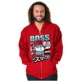 thumbnail image 3 of The Smurfs Cool Kanji Boss Papa Zip Hoodie Sweatshirt Men Brisco Brands S, 3 of 6