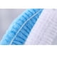 thumbnail image 4 of 100 piezas de gorro desechable para el cabello, gorra antipolvo no tejida, gorro para el servicio médico, maquillaje para hornear alimentos al aire libre (azul), 4 of 6