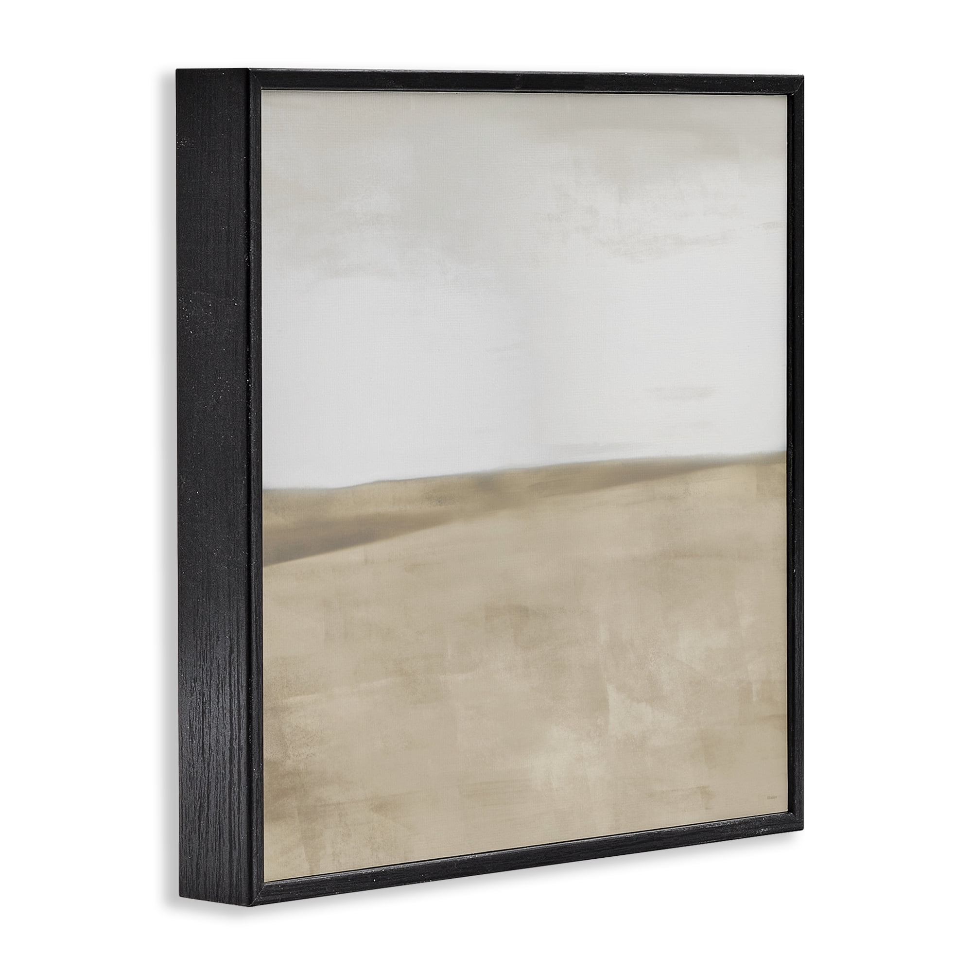Stupell Industries Muted Smooth Hills Black Framed Giclee Art, design by Dan Meneely