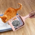 thumbnail image 4 of Aufmer Multi Functional Litter Shovel Multi Color Pet Cleaning Tool For Cat Litter Box Daily Hygiene Care(Pink), 4 of 5