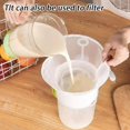 thumbnail image 3 of 3PCS Soy Milk Bag - 2025 New Organic Unbleached Cotton Cheesecloth Bag For Straining, Fine Mesh Food Strainer Bag For Straining Oat Milk, Milk Cheese Making Celery Juice and Greek Yogurt (S), 3 of 11