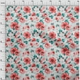 thumbnail image 4 of oneOone Polyester Spandex Dark Peach Fabric Florals Craft Projects Decor Fabric Printed By The Yard 56 Inch Wide-HQ, 4 of 4