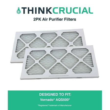 2PK Vornado Air Purifier Filter For Model AQS500, by By Think Crucial