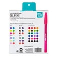 Pen+Gear Gel Stick Pens, Medium Point, 0.7 mm, Assorted Colors, 48